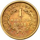 1851 $1 Gold Liberty - 2