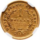 1852-O $1 Gold Liberty NGC AU55 - 2