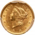 1853 $1 Gold Liberty PCGS MS62