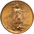 1908 $20 St. Gaudens. No Motto PCGS MS64