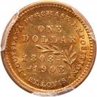 1903 Louisiana Purchase-McKinley Dollar - 2