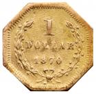 1870 Dollar Octagonal. Breen and Gillio-1118. Low Rarity 5 - 2