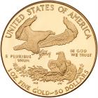 1986. American Gold Eagle $50.00 1 ozt Gem Proof - 2