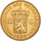 Netherlands. 10 Gulden, 1925 Brilliant Unc - 2