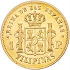 Philippines. Peso, 1861 Fine to VF - 2