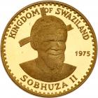 Swaziland. 50 Emalangeni, 1975 Choice Brilliant Proof - 2