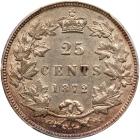 Canada. 25 Cents, 1872-H PCGS AU55 - 2