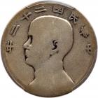 China - Republic. Junk Dollar, Year 22 (1933) PCGS Fair2