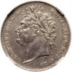 Great Britain. Sixpence, 1825 NGC About Unc