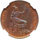 Great Britain. Halfpenny, 1888 NGC MS65 BR - 2