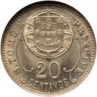 St. Thomas & Prince. 20 Centavos, 1929 NGC MS66 - 2