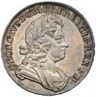 George I (1714-27), Silver Crown of Five Shillings, 1718. , 8 struck over 6 in date.