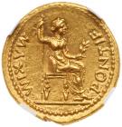 Tiberius. Gold Aureus (7.82 g) AD 14-37 - 2