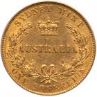 Victoria (1837-1901), Gold Sovereign, Sydney Branch Mint, 1870, struck in Gold alloyed with 8.33% Copper - 2