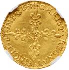 France. Charles IX (1560-1574). gold Ecu d'or, 1567-B (3.29g) - 2