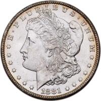 1881-CC Morgan $1 PCGS MS64