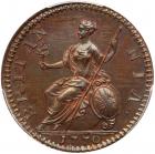 George III (1760-1820), Copper Proof Halfpenny, 1770 - 2