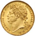 George IV (1820-30), Gold Sovereign, 1821, first laureate head left