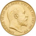 Edward VII (1901-1910), Matt Proof Gold Five-Pounds, 1902