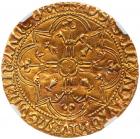 France: Brittany. Francois I (1442-1450). Gold Cavalier d'or, undated, 3.23g (Re - 2