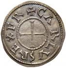 France - Carolingian. Charles the Bald (843-877). silver Denier (1.72g)