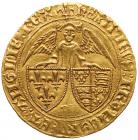 Henry VI, King of England and France (1422-1453). Gold Angelot d'or, undated (2.30g)