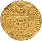 France. Charles VII (1422-1461). gold Ecu d'or neuf a la couronne, undated