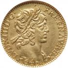 France. Louis XIII (1610-1643). Gold Half Louis d'or, 1640-A (Paris)