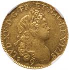 France. Louis XV (1715-1774). Gold Louis d'or a la croix de Malte, 1718-9 (Renne