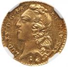 France. Louis XV (1715-1774). Gold Half Louis d'or au bandeau, 1743-W (Lille)
