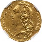 France. Louis XV (1715-1774). Gold Half Louis d'or au bandeau, 1743-A (Paris)