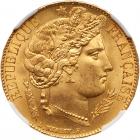 France. Second Republic (1848-1852). gold 20 Francs, 1851-A (Paris)