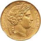 France. Second Republic (1848-1852). gold 20 Francs, 1851-A (Paris)