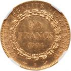 France. Third Republic (1871-1940). gold 50 Francs, 1904-A (Paris) - 2