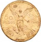 Mexico. Estados Unidos. Gold 50 Pesos, 1921