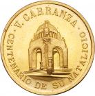 Mexico. Venustiano Carranza, Centenario de su Natalicio. Gold Medal, 1959 (16.65 - 2