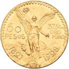 Mexico. Estados Unidos. Gold 50 Pesos, 1928