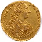 German States: Brunswick-Wolfenbuttel. Karl I (1735-1780). Gold 5 Taler, 1762-E-