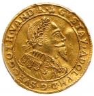 German States: Erfurt. Gustav II Adolf of Sweden. Gold Ducat, 1634