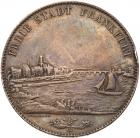 German States: Frankfurt am Main. Silver 2 Taler, 1843