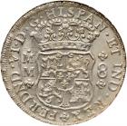 Mexico. Ferdinand VI (1746-1759). Silver Pillar 8 Reales, 1754-Mo MM - 2