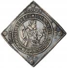 Saxony. Johann George I and August of Naumburg (1611-1615). Silver Klippe Taler, 1615