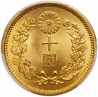 Japan. Mutsuhito (1867-1912). Gold 10-Yen, Meiji 42 (1909) - 2