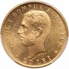 Romania. Carol I (1866-1914). Gold 20 Lei, 1906 - 2