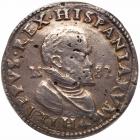 Italian States: Milan. Philipp II of Spain (1556-1598). Silver Ducatone, 1582