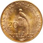 Guatemala. Republic. Gold 20 Quetzals, 1926 - 2