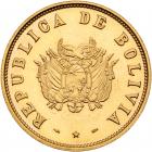 Bolivia. Republic. Gold 4 piece set, 1952