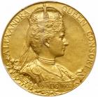 Great Britain. Edward VII (1902-1910). Gold Coronation Medal, 1902 (17.2g) - 2