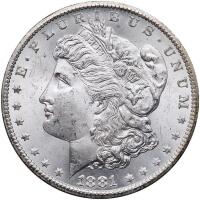 1881-CC Morgan $1 NGC MS63