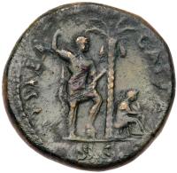 Titus. Ã Sestertius (26.47 g), AD 79-81 VF - 2